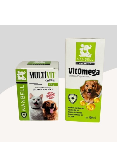 Nanbell Köpekler İçin Vitamin Seti 2li Paket