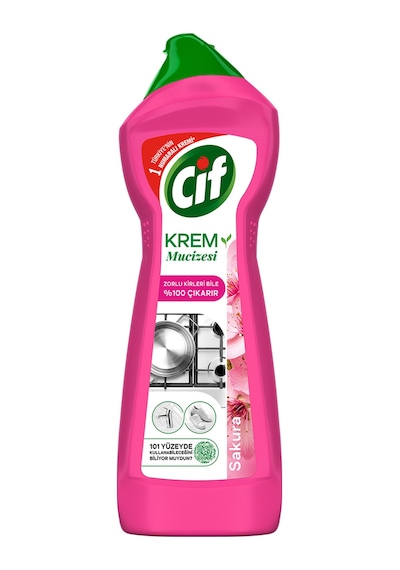 Cif Krem Mucizesi Yüzey Temizleyici Sakura 750 Ml Diğer
