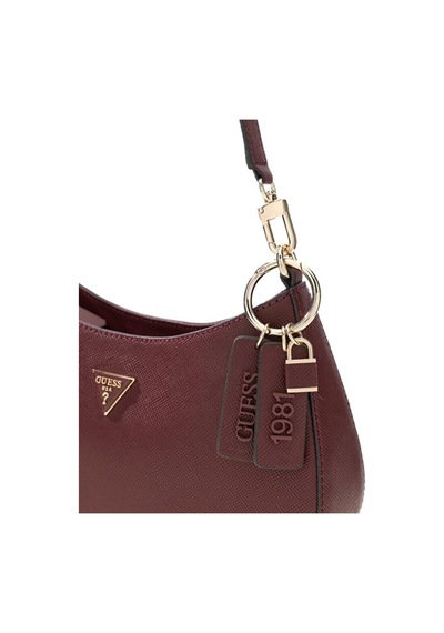 Guess Noelle Iı Top Zıp Sh-kadın Omuz Çantası -zg967218 Bordo