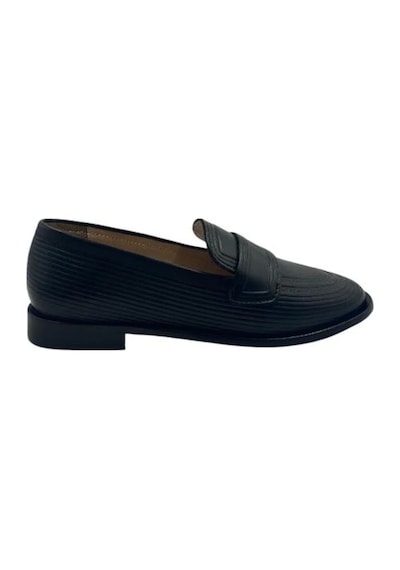 Kemal Tanca 175 2016 22 Kadın Hakiki Deri Loafer Ayakkabı Siyah