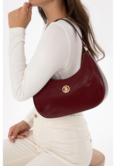 U.S. Polo Assn. Kadın Bordo Rugan Kol Çantası 50317815-VR014