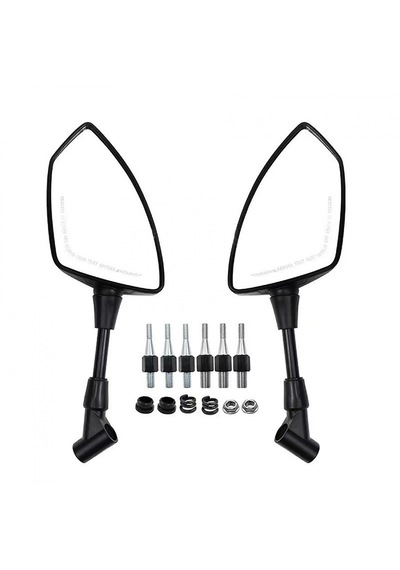 Motosiklet Ayna 426 Kırmızı Şeritli Üniversal 8-10 Mm Uyumlu Marka Model Fark Etmez