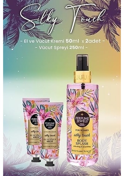 Silky Vücut Spreyi 250 Ml Ve Krem 50 Ml X 2 Adet