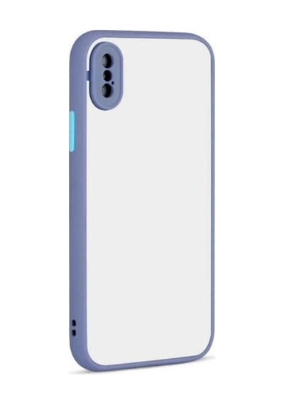 Apple Uyumlu iPhone Xs 5.8 Kılıf Zore Hux Kapak Mor