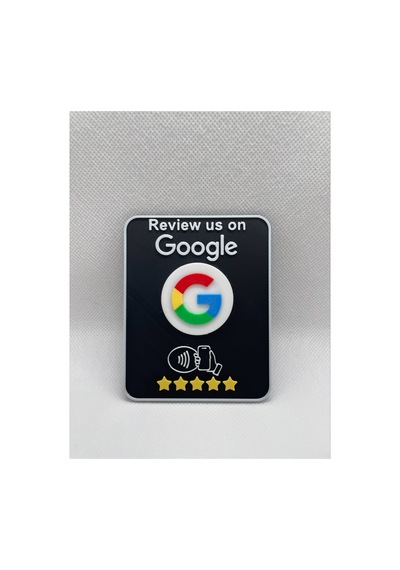 Solvra Nfc Google Yorum Kartı Müşterilerinizden Kolayca Yorum Alın Siyah Siyah