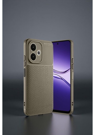 A5 Pro 4g Kılıf Auto Focus Karbon Kapak - Kahverengi Bzsxx00 1