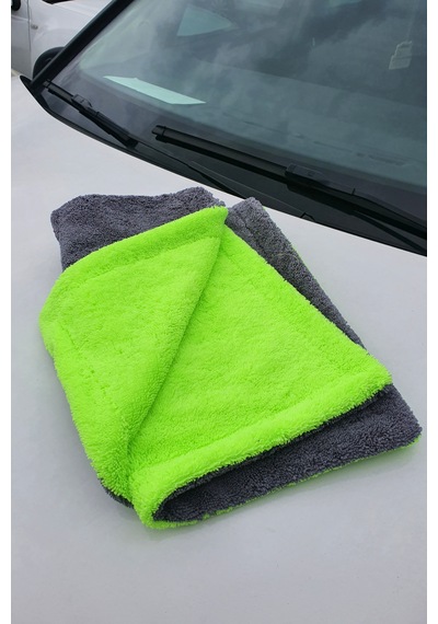 Mikrofiber Oto Kurulama Bezi 50x80 Çift Taraflı Araç Kurulama Havlusu Çizmez Araç Silme Bezi 650 Gsm