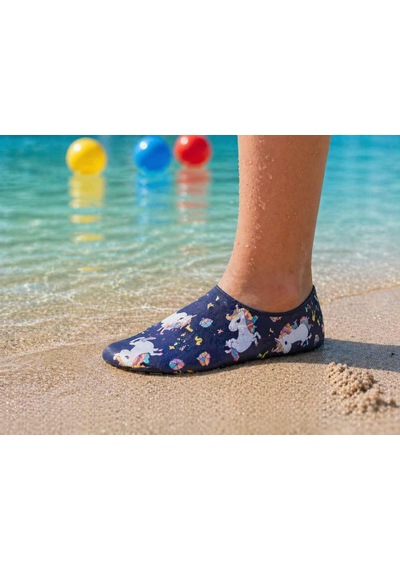 Gripptoes Kaymaz Damla Tabanlı Deniz&havuz Çorabı C1 Çok Renkli