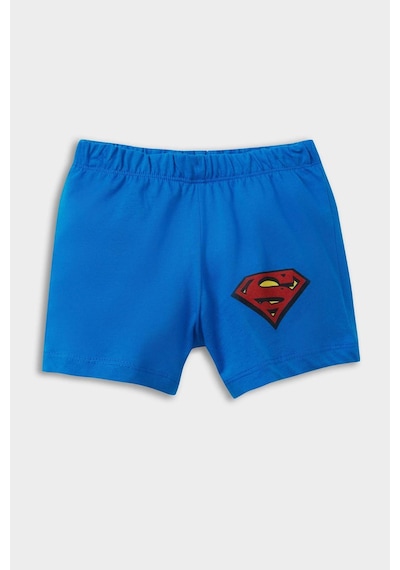DeFacto Erkek Bebek Superman Pijama Takımı Kısa Kollu Penye Üst Beli Lastikli Şort E1189A525HSBE64