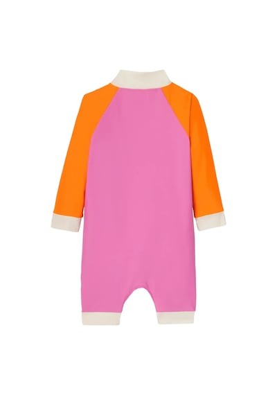 Kietla Bebekler İçin Uv Korumalı Şortlu Mayo Pink Red Pembe