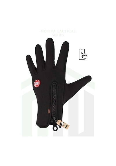 Motiva Tactical Unisex Bisiklet Motosiklet Taktik Eldiven Dokunmatik Rüzgar Geçirmez Kaymaz