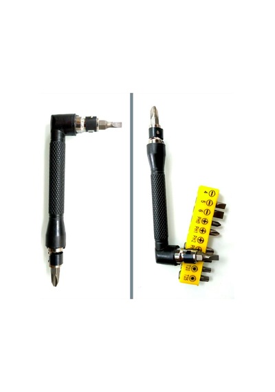 Omeniv Çift Uçlu Tornavida + 10 Uç Set Outdoor Bisiklet Kamp Hobi