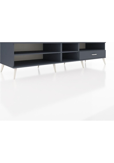 Kronos Tv Ünitesi 3 Raflı Tek Çekmeceli 220x59x51 Antrasit-antrasit Antrasıt/antrasıt - Antrasıt Kronos Tv Ünitesi 3 Raflı Tek Çekmeceli 220x59x51 Antrasit-antrasit Antrasıt/antrasıt - Antrasıt