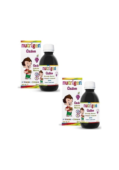 Nutrigen Üzüm Çekirdeği Ekstreli Multivitamin Şurup 200 Ml 2 Li