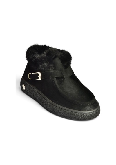 Fox Shoes Z380576302 Siyah Süet Yapay Kürklü Kadın Bot Fox Shoes Z380576302 Siyah Süet Yapay Kürklü Kadın Bot