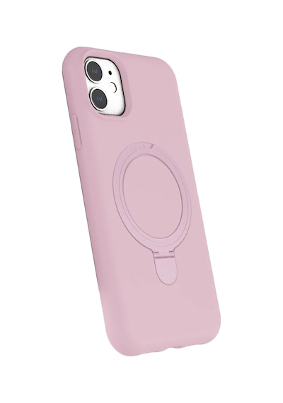 Apple İphone 11 Regal Magsafe Standlı Kapak - Açık Pembe 0.2M-Çok Renkli