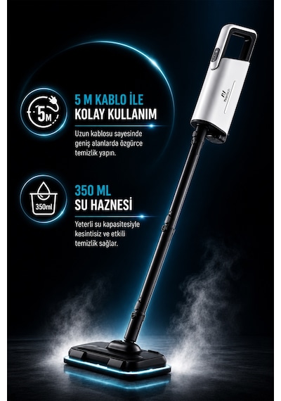 Pirantech CB-202 1500 W Çok Amaçlı Buharlı Temizleyici