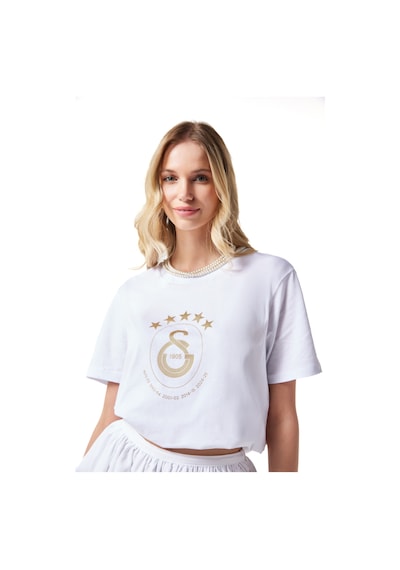 Gsstore Galatasaray 5 Yıldız T-shirt E251352-2 Beyaz