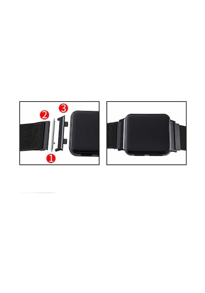 Oppo Watch 41mm 20mm Metal Kordon Dönüştürücü Ardx- Gri