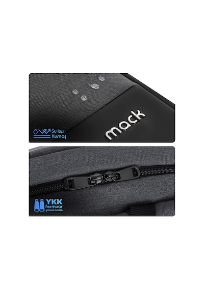 Mack MCE-1103 Unicity Eco 15.6" Notebook Sırt Çantası Siyah