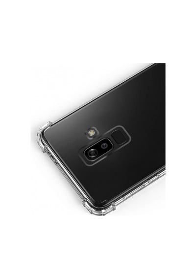 Blogy Galaxy J8 İle Uyumlu Crystal Fit Kılıf Crystal Clear