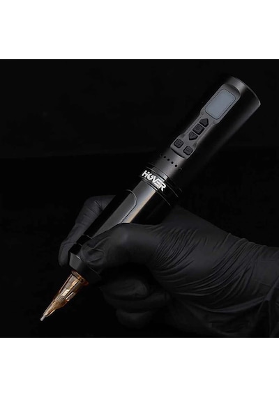 Ez Hover Fm Dotwork Black 3.5mm Stroke Kablosuz Dövme Makinesi - Siyah