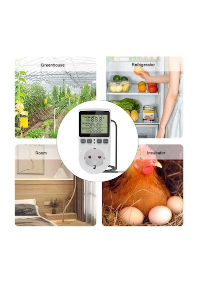 Multi San Multisanayi Kt3100 Fişli Termostat Isı Kontrol Cihazı İster Termostat İster Zaman Ayarlı Priz
