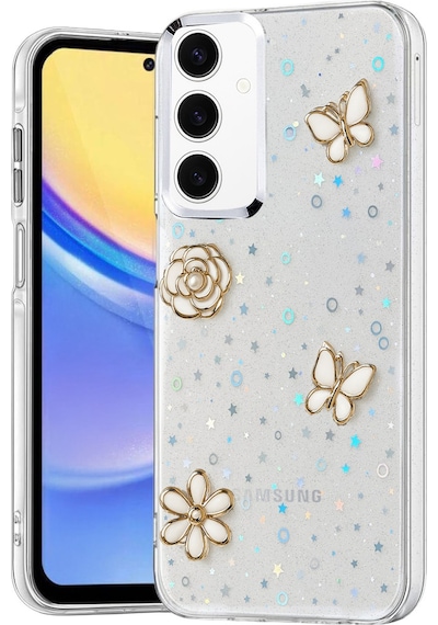 Newface Samsung Galaxy Uyumlu A15 4g Fiyonk Desenli Kapak - Desen 10 Desen 10