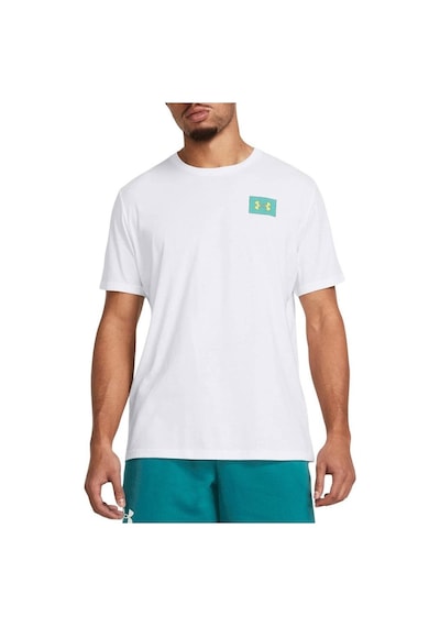 Under Armour Ua Color Block Logo Lc Erkek Tişört 1382828-100