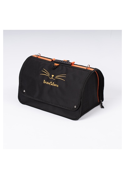 Missidea Brave Paws Flybag Fileli Kedi Ve Köpek Taşıma Çantası Havayolu Uyumlu Siyah