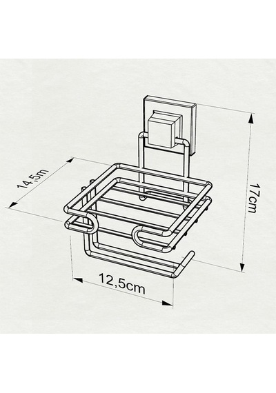 Tekno Tel Ef-275 Yapışkanlı Yedekli Tuvalet Wc Kağıtlık Krom
