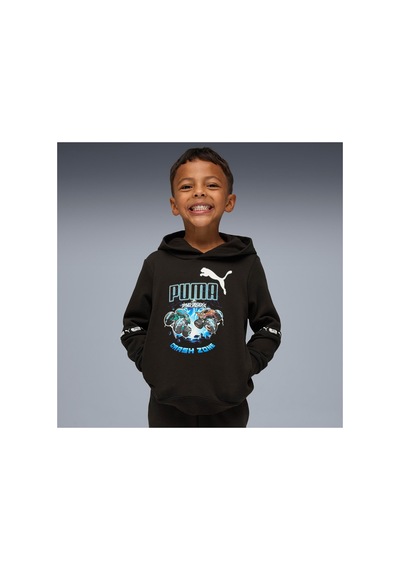 Puma X Hot Wheels Çocuk Siyah Sweatshirt Black Black