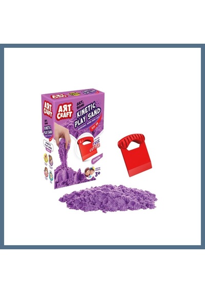 Buradabulabilirsin 03689 Nessiworld Aksesuarlı Mor Kinetik Oyun Kumu 500 Gr Bbz