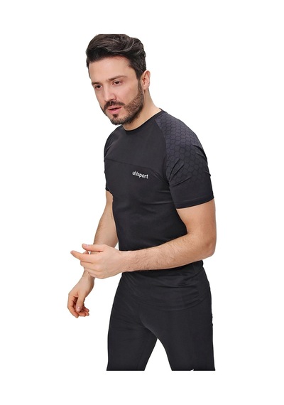 Uhlsport Erkek Günlük T-shirt Shape Siyah