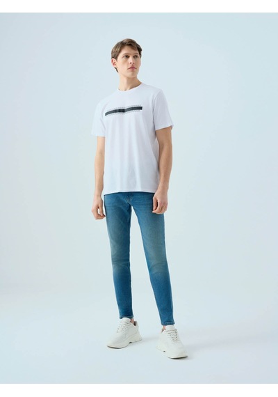 Loft Regular Fit Beyaz Erkek T-shirt Lf2038585 Beyaz