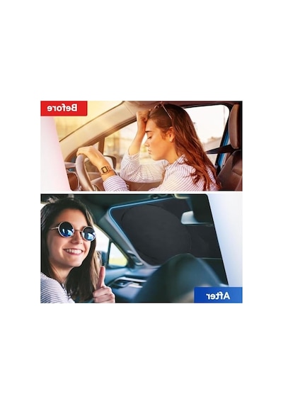Araç Ön Cam Güneşlik, Uv Ve Isı Koruma Sağlayan Katlanabilir Tasarım