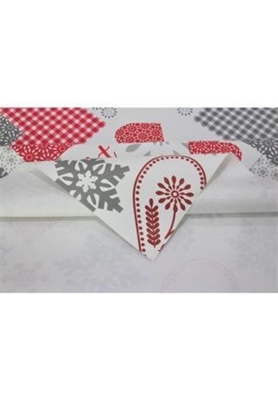 Elyaf Astarlı Silinebilir Pvc Muşamba Masa Örtüsü 8219-1chısrtmas
