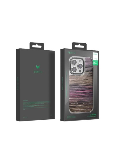 Venco Apple iPhone Uyumlu,  14 Pro Max Wave Kapak - Derin Mor
