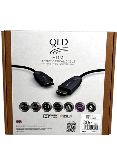 QED QE-6185 Performance Optical HDMI LSZH 30 m