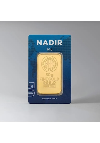 Nadir Gold 50 Gram Külçe Altın 24 Ayar
