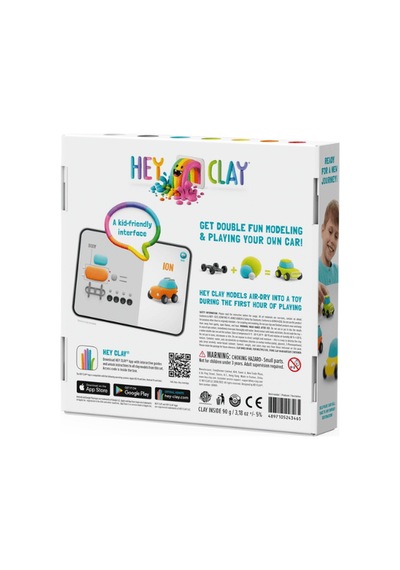 Hey Clay Yaratıcı Kil Seti - Eco Cars
