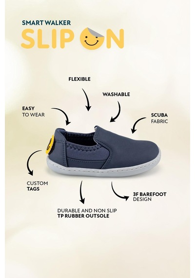 Smart Walker Slip-on Tags Süper Mat Lacivert Barefoot Işıklı Çocuk Ayakkabı Lacivert Smart Walker Slip-on Tags Süper Mat Lacivert Barefoot Işıklı Çocuk Ayakkabı Lacivert