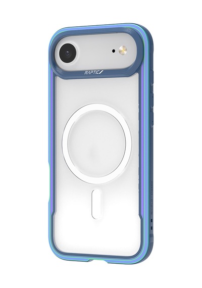 Apple Uyumlu iPhone 17 Air Kılıf M-safe Şarjlı Airbagli Raptic Shield Serisi Şeffaf Kapak Colorful
