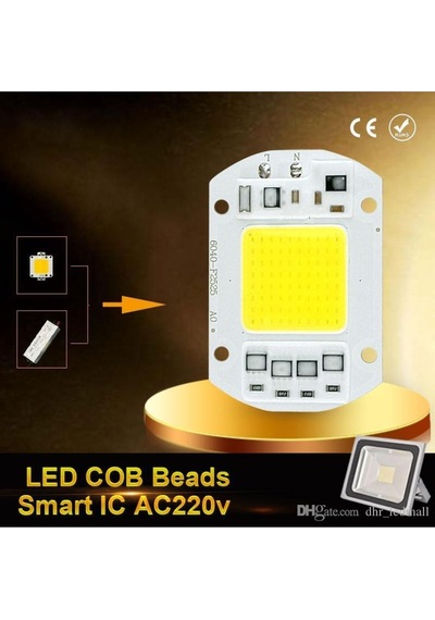 Termal Macun 50w 220v Cob Led Projektör Ledi 50 Watt Power Led Çipi