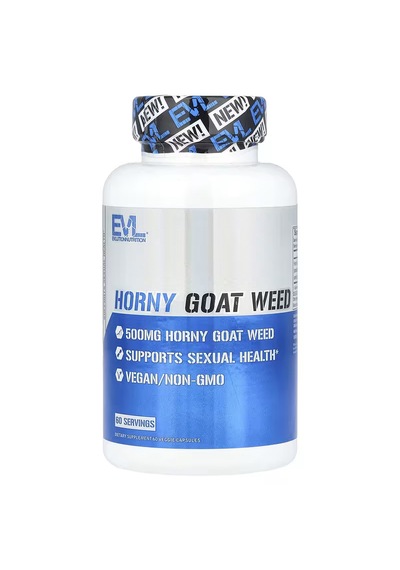 Evl Nutrition Horny Weed 500 Mg 60 Veggie Capsules Aromasız