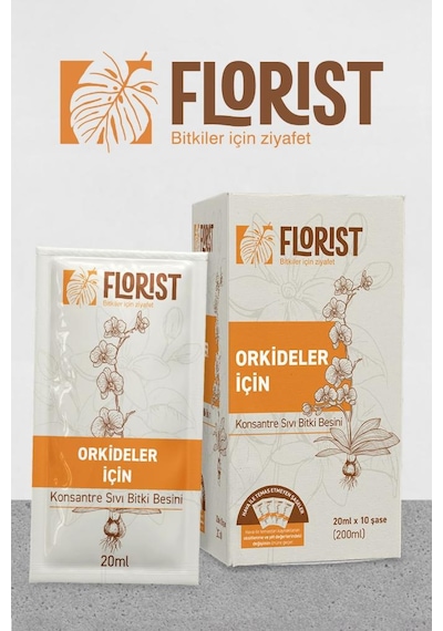 Florist Yeşil Yapraklı, Çiçekli Ve Orkide Bitki Besleme 3'lü Set