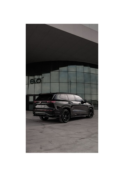Volkswagen Tayron 2025+ R-line Piano Black Bagaj Spoilerı Parlak Siyah Premium Tasarım