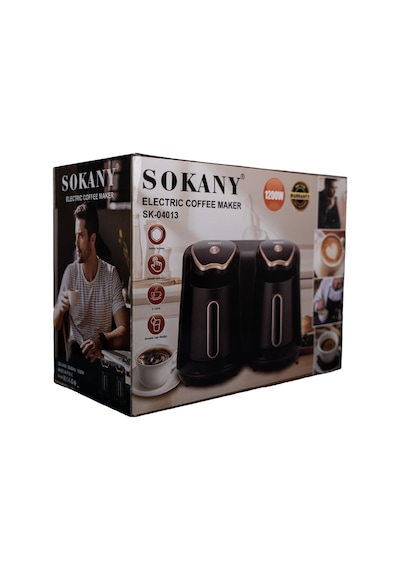 Sokany SK - 04013 1200 W 8 Fincan Kapasiteli Elektrikli Türk Kahve Makinesi