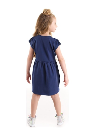 Denokids Koala Kız Elbise Lacivert
