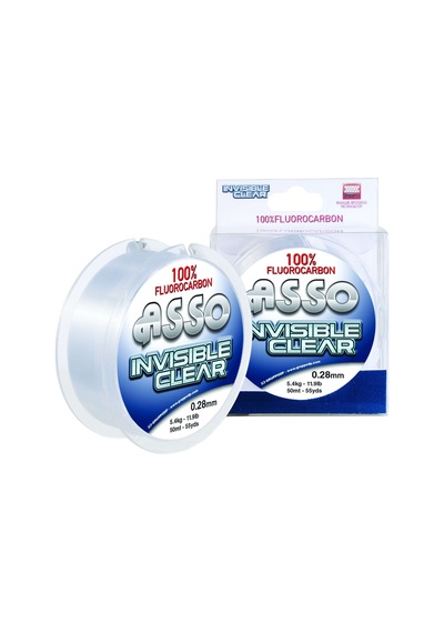 Asso Invisible Clear Paralel %100 Fluoro Carbon Misina 50mt Standart - 0.25 Mm